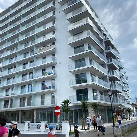 Balticus 2 Pokoje, 5-pietro, Klimatyzacja, Widok Na Morze, Duzy Balkon, Garaz, Internet 아파트 미엥지즈드로예